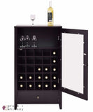 Artistic Wine Cabinet with Drawer -  - Grape and Whiskey