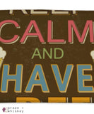 Bath Mat, Keep Calm And Have A Beer Poster -  - Grape and Whiskey