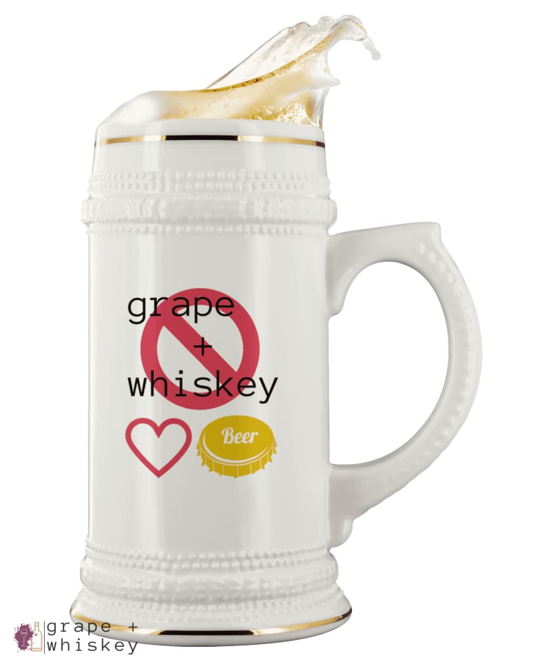 Beer Only -  - Grape and Whiskey