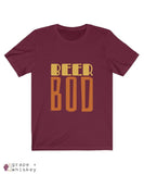 BeerBod Men's Short Sleeve T-shirt - Maroon / 2XL - Grape and Whiskey