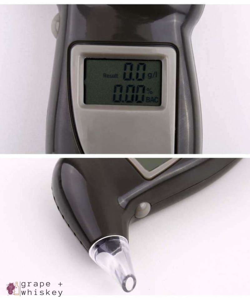 Digital Alcohol Breathalyzer Keychain -  - Grape and Whiskey