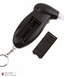 Digital Alcohol Breathalyzer Keychain -  - Grape and Whiskey
