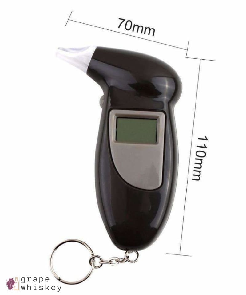 Digital Alcohol Breathalyzer Keychain -  - Grape and Whiskey