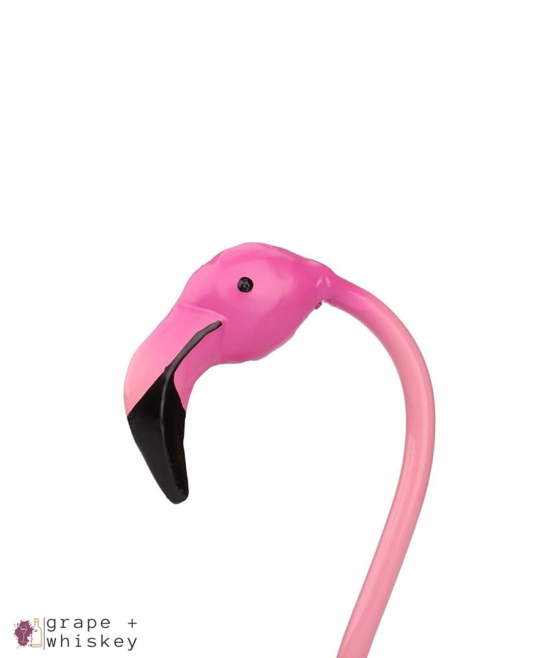Flamingo Wine Bottle Holder -  - Grape and Whiskey