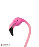 Flamingo Wine Bottle Holder -  - Grape and Whiskey