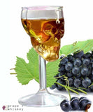 Handmade Skull Glass for Whiskey or Wine