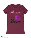 &quot;Mama Needs a Beer&quot; Women's Favorite Slim-fit Tee - Maroon / 2XL - Grape and Whiskey
