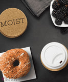 Moist Cork Coasters -  - Grape and Whiskey