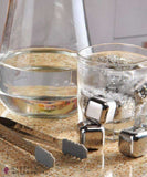 Quick Freezing Whiskey Cubes - Stainless Steel Version -  - Grape and Whiskey