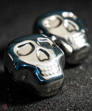 Skull Whiskey Steel Stones - Set of 4 - set of 4 - Grape and Whiskey