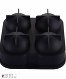 Whiskey Ice Ball Maker Tray -  - Grape and Whiskey
