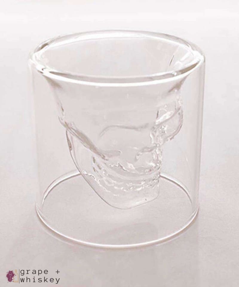 Whiskey Skull Glass -  - Grape and Whiskey