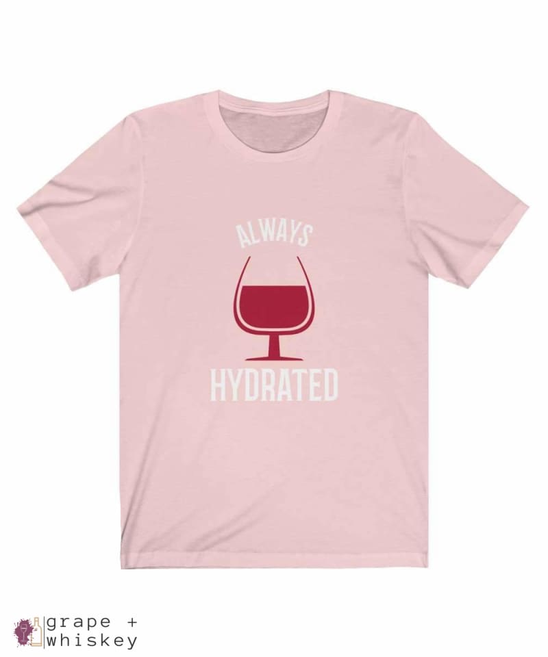 Always Hydrated Women's Short Sleeve Tee - Soft Pink / 3XL - Grape and Whiskey