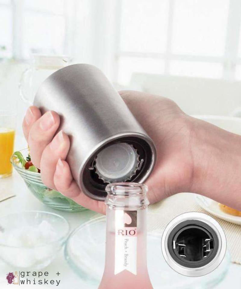 Automatic Beer &amp; Bottle Cap Opener -  - Grape and Whiskey