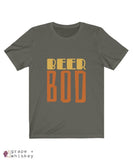 BeerBod Men's Short Sleeve T-shirt - Army / 2XL - Grape and Whiskey
