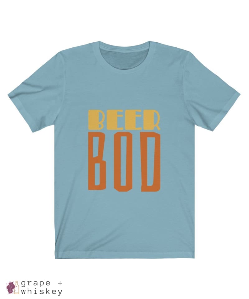BeerBod Men's Short Sleeve T-shirt - Baby Blue / 2XL - Grape and Whiskey