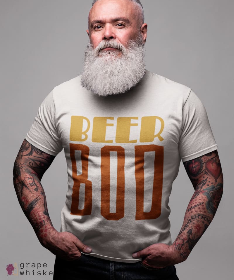 BeerBod Men's Short Sleeve T-shirt -  - Grape and Whiskey