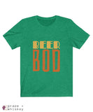 BeerBod Men's Short Sleeve T-shirt - Heather Kelly / 2XL - Grape and Whiskey