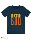 BeerBod Men's Short Sleeve T-shirt - Navy / 2XL - Grape and Whiskey