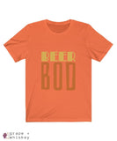BeerBod Men's Short Sleeve T-shirt - Orange / 2XL - Grape and Whiskey