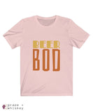 BeerBod Men's Short Sleeve T-shirt - Soft Pink / 2XL - Grape and Whiskey