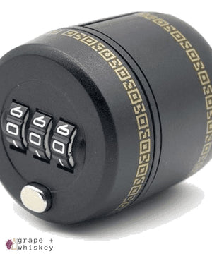 Combination Lock for Bottles -  - Grape and Whiskey