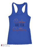 Corks are for Quitters - Racerback Tank - Next Level Racerback Tank / Royal / 2XL - Grape and Whiskey