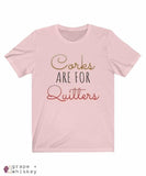 Corks Are For Quitters Short Sleeve Tee - Soft Pink / 3XL - Grape and Whiskey