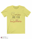 Corks Are For Quitters Short Sleeve Tee - Yellow / 3XL - Grape and Whiskey