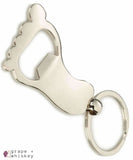 Cute Foot Keychain Bottle Opener -  - Grape and Whiskey
