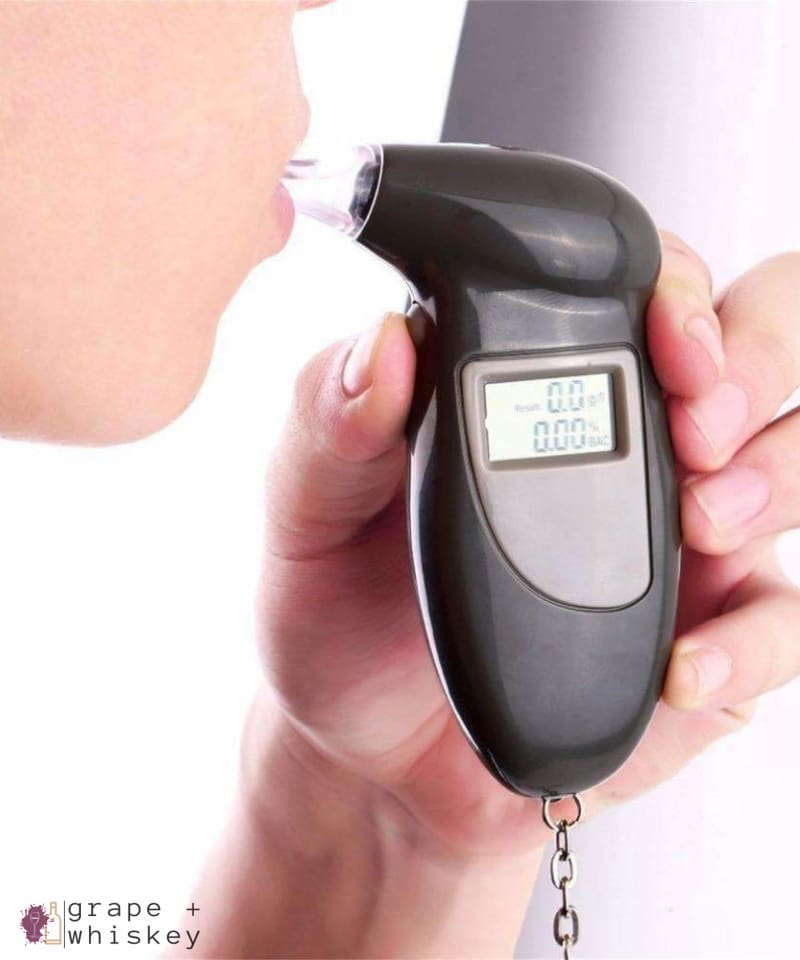 Digital Alcohol Breathalyzer Keychain -  - Grape and Whiskey
