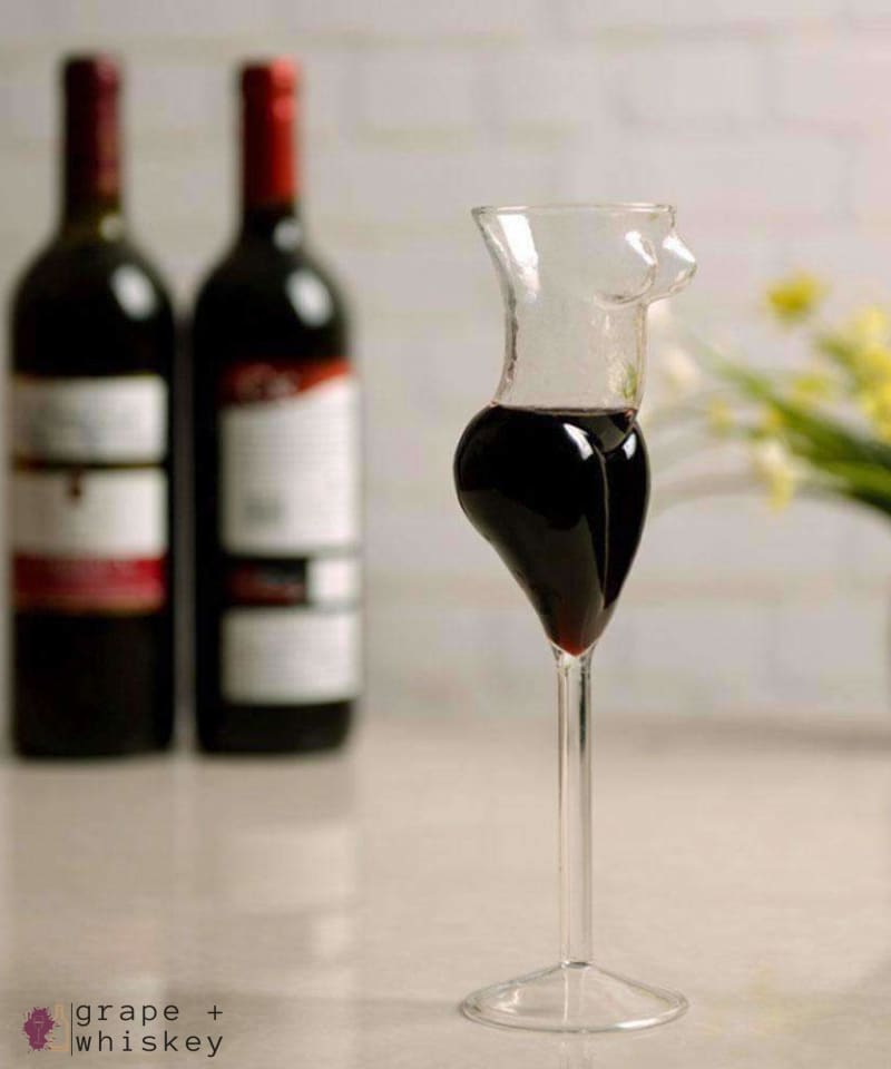 Full Figured Wine Glass -  - Grape and Whiskey