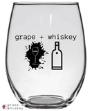 Grape + Whiskey Stemless - Default Title - Grape and Whiskey
