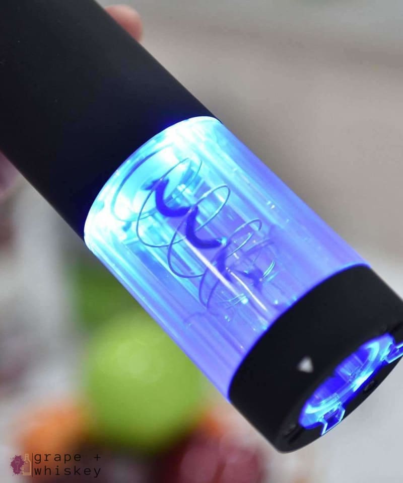 LED Electric Wine Opener with Foil Cutter -  - Grape and Whiskey
