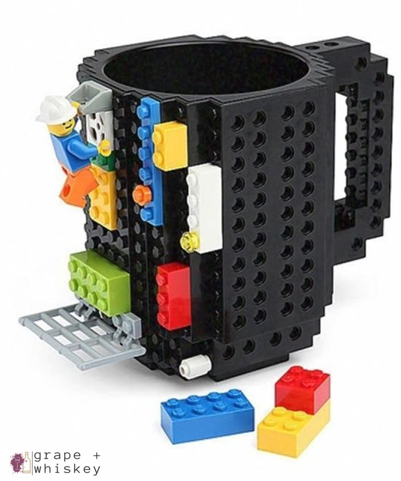 Lego Beer Mug - Drink Safe! - black / 350 ml - Grape and Whiskey