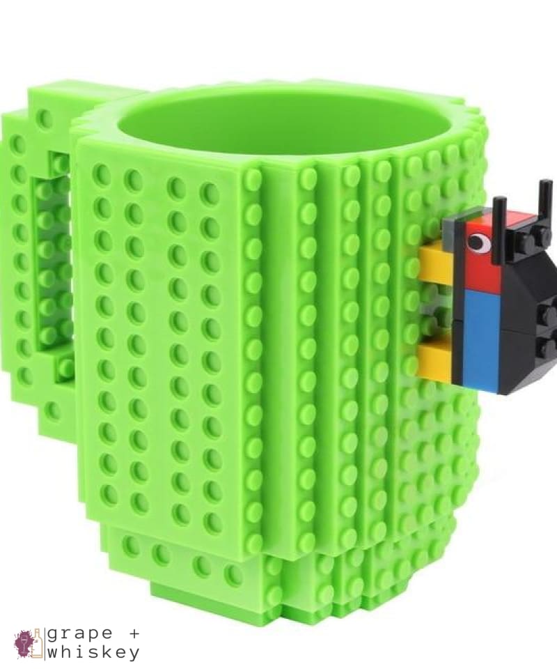 Lego Beer Mug - Drink Safe! - Green / 350 ml - Grape and Whiskey