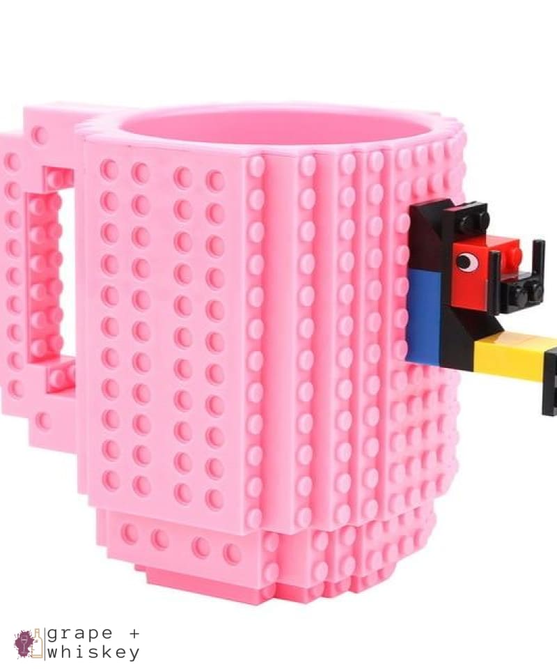 Lego Beer Mug - Drink Safe! - Pink / 350 ml - Grape and Whiskey