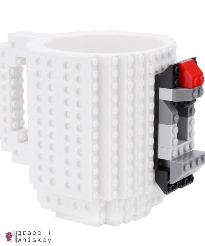 Lego Beer Mug - Drink Safe! - White / 350 ml - Grape and Whiskey