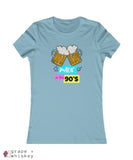 &quot;Made in the 90s&quot; Women's Favorite Slim-fit Tee - Baby Blue / 2XL - Grape and Whiskey