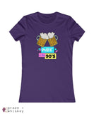 &quot;Made in the 90s&quot; Women's Favorite Slim-fit Tee - Team Purple / 2XL - Grape and Whiskey