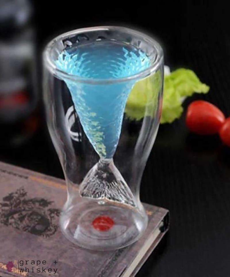 Mermaid Tail Wine Glass -  - Grape and Whiskey