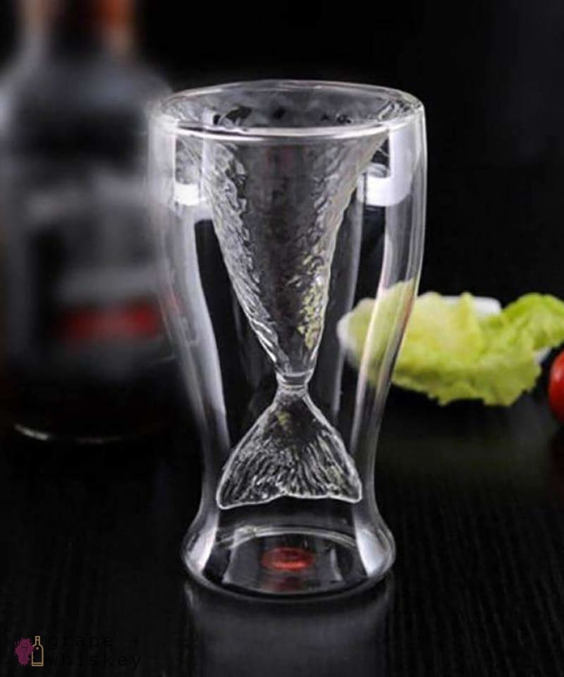 Mermaid Tail Wine Glass -  - Grape and Whiskey
