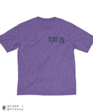 My Beer Tee Shirt Men's Sports Golf Dri-Fit Tee - Purple Heather / 4XL - Grape and Whiskey