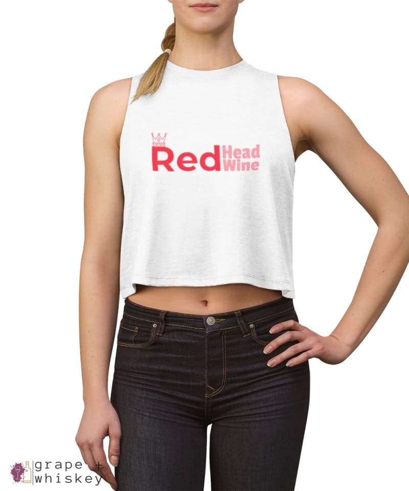 Redhead's Love Wine Women's Crop top -  - Grape and Whiskey