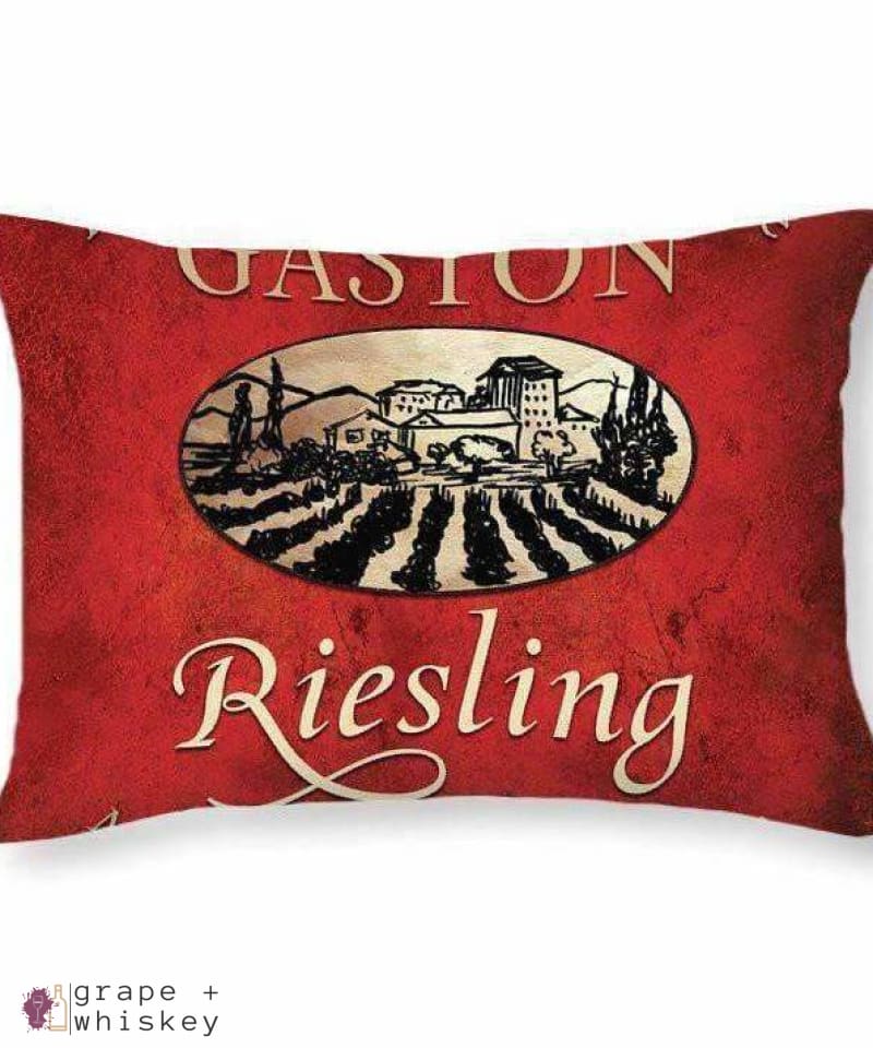 Reisling Throw Pillow - 20&quot; x 14&quot; / No - Grape and Whiskey