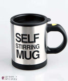 Self Stirring Coffee Mug -  - Grape and Whiskey