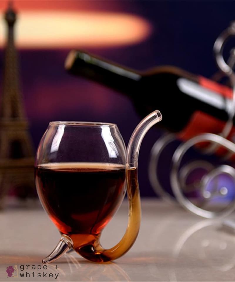 Special 10.5oz Hand Blown Wine Glass -  - Grape and Whiskey