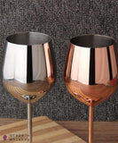 Stainless Steel Wine Glasses -  - Grape and Whiskey