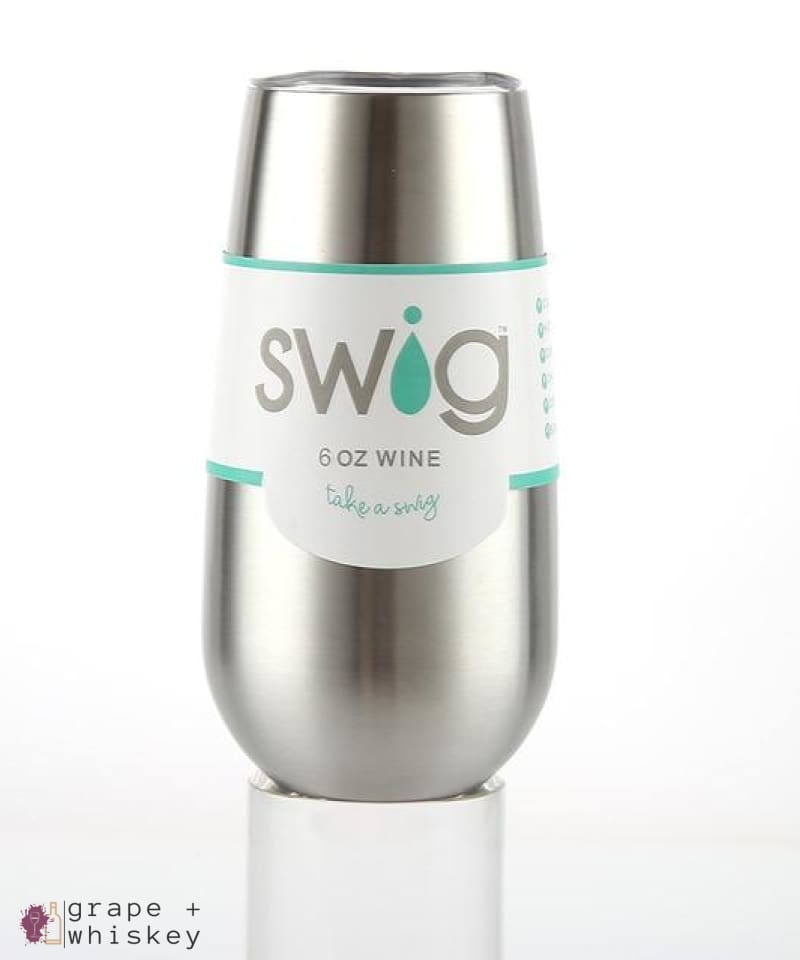 Swig Life Rose Gold Stainless Steel Stemless Flute, 6 oz.