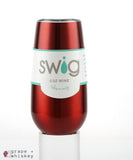 Swig Insulated Wine Flute Tumbler with lid - C-6oz - Grape and Whiskey